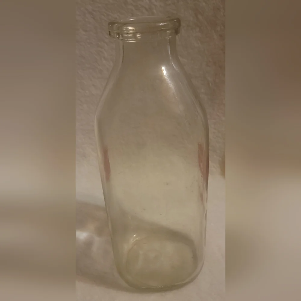 Vintage Meadow Gold Milk Bottle